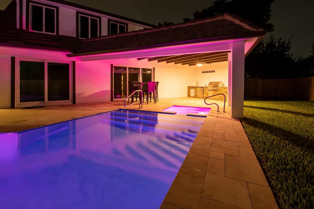 Twilight dusk real estate photoshoot, Fort Lauderdale, Florida